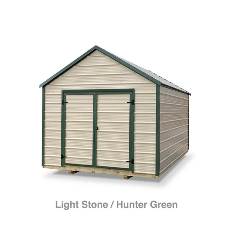 Economy_shed_color_options_website_LightStone:HunterGreen